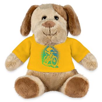 Mountainbike Liebe zum Anziehen - MiniFeet® Hund Helge - Sonnengelb - Vorne