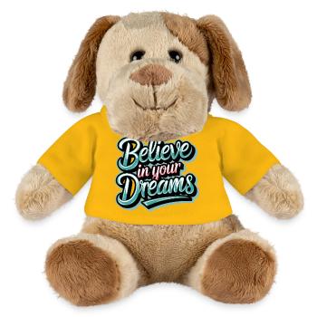 Believe in Your Dreams - MiniFeet® Dog Helge - sun yellow - Front