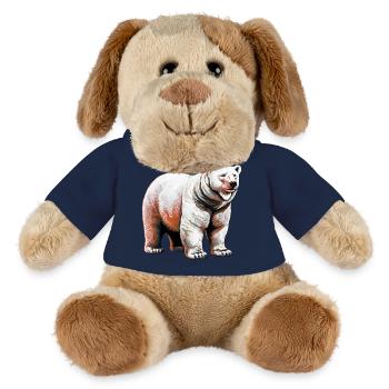 Weißer Eisbär - MiniFeet® Hund Helge - Sonnengelb - Vorne
