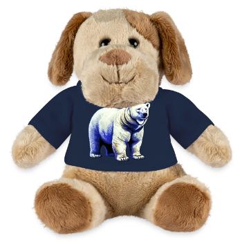 Weißer Eisbär - MiniFeet® Hund Helge - Sonnengelb - Vorne
