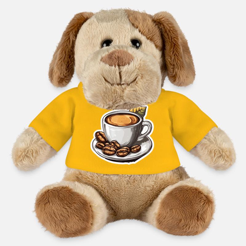 Kaffee - MiniFeet® Hund Helge - Sonnengelb