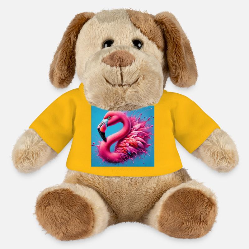 Flamingo - MiniFeet® Hund Helge - Sonnengelb