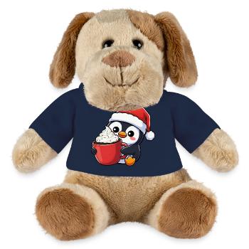 Süßer Pinguin Weihnachten Cartoon Kawaii Chibi - MiniFeet® Hund Helge - Sonnengelb - Vorne