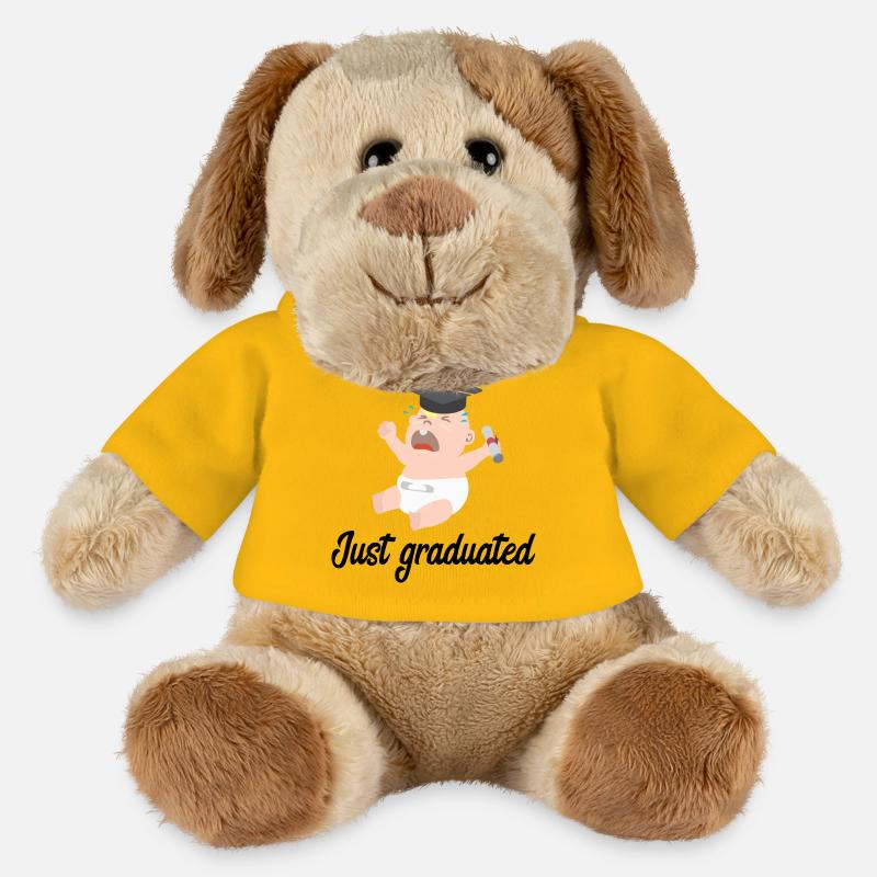 Just Graduated - MiniFeet® Dog Helge - sun yellow