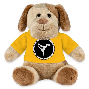 Hip Hop - Chien en peluche Helge MiniFeet® - jaune soleil - Devant