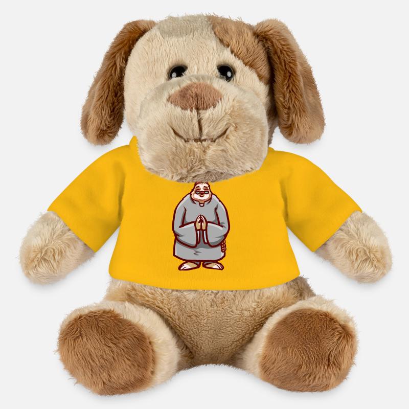 Sloth Priest Priest Chaplain Religion Gift - MiniFeet® Dog Helge - sun yellow