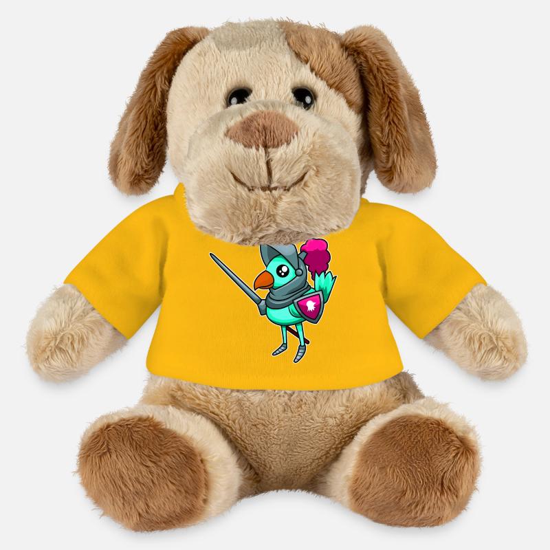 Ritterlicher Vogel - MiniFeet® Hund Helge - Sonnengelb
