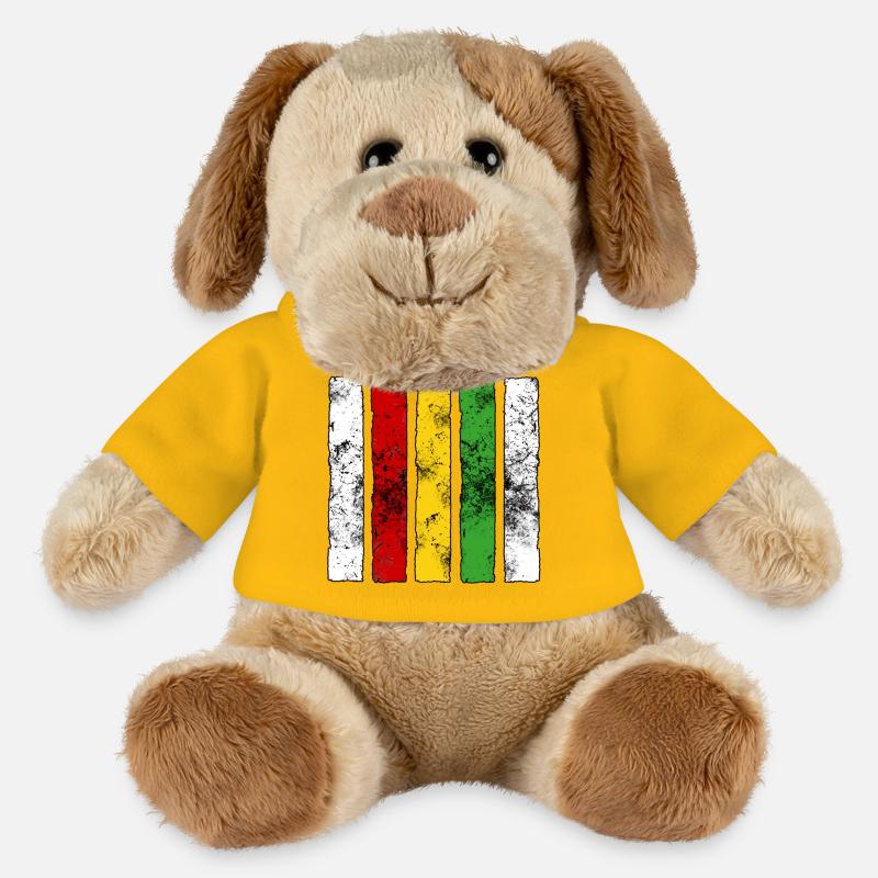 Reggae Zeichen - MiniFeet® Hund Helge - Sonnengelb