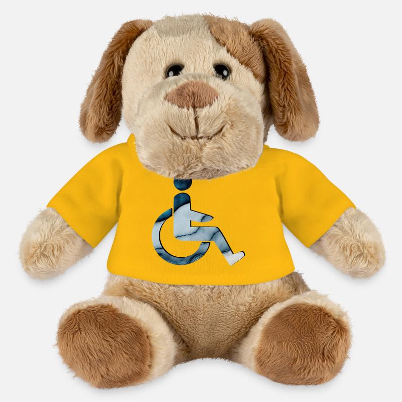 ROLLSTUHL ROLLSTUHLFAHRERIN - MiniFeet® Hund Helge - Sonnengelb
