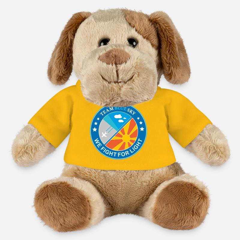 Leichtes Kriegerabzeichen Luft- und Sonnenmissionsemblem - MiniFeet® Hund Helge - Sonnengelb