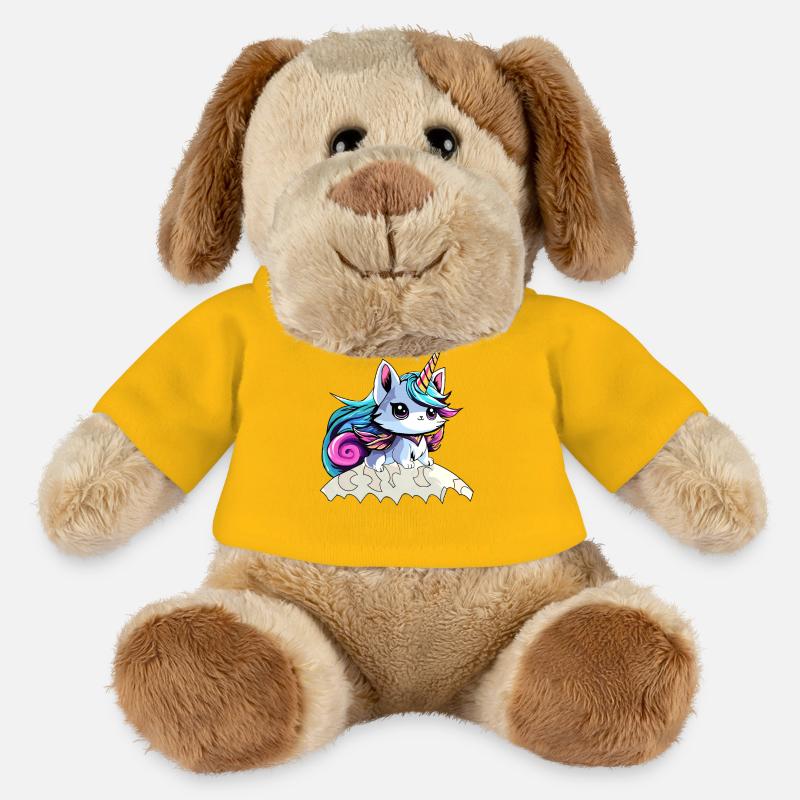 Fee Einhorn Katze - MiniFeet® Hund Helge - Sonnengelb