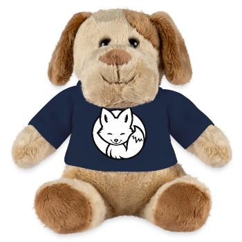 Kleiner Fuchs (Schwarzweiß) - MiniFeet® Hund Helge - Sonnengelb - Vorne