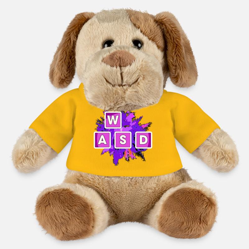 WASD Splash Gaming Blocks - MiniFeet® Dog Helge - sun yellow