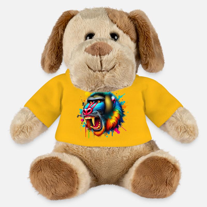 Mandrill-Affe - MiniFeet® Hund Helge - Sonnengelb