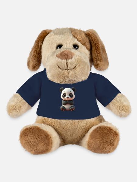 Panda le plus mignon - Chien en peluche Helge MiniFeet® - jaune soleil