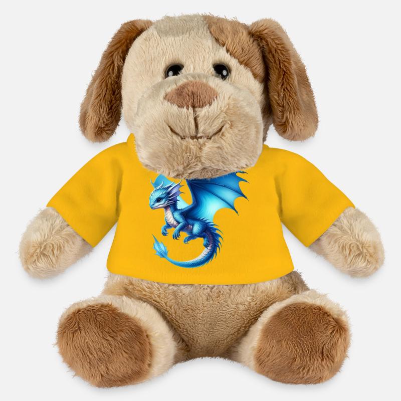Drache - MiniFeet® Hund Helge - Sonnengelb
