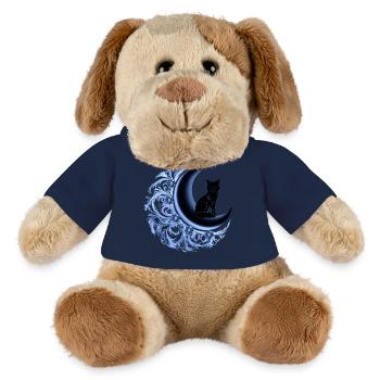 Gothic-Fuchs mit mondsichel, schlafzimmer Deko - MiniFeet® Hund Helge - Sonnengelb - Vorne