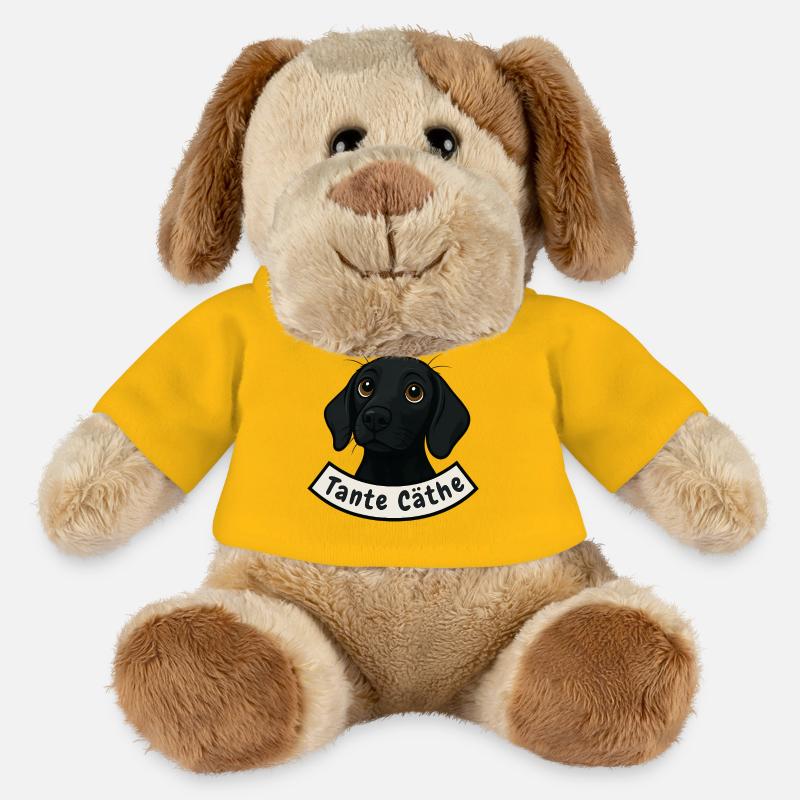 Schweißhund Tante Cäthe - MiniFeet® Hund Helge - Sonnengelb