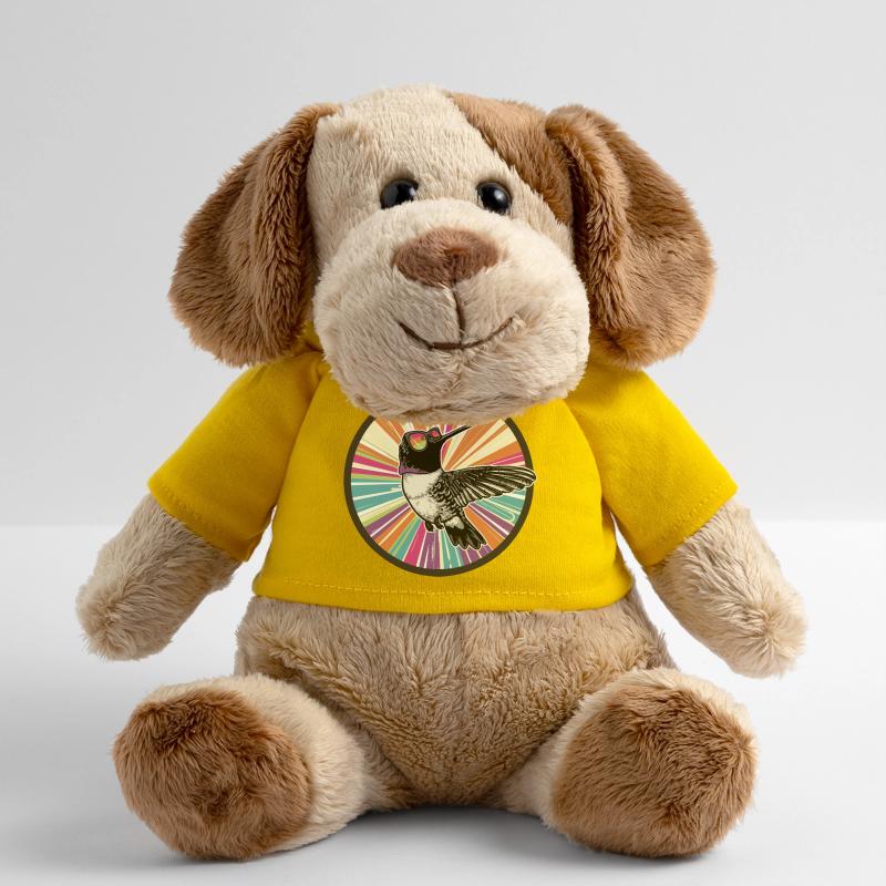 Vibranter Kolibri mit Farbexplosion MiniFeet® Hund Helge