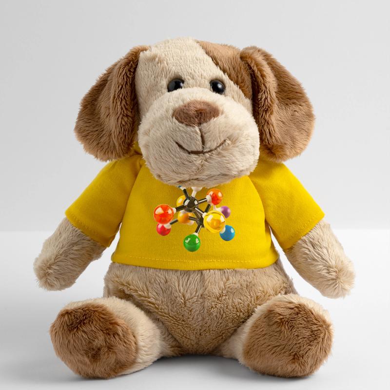 Modèle de structure moléculaire coloré Chien en peluche Helge MiniFeet®