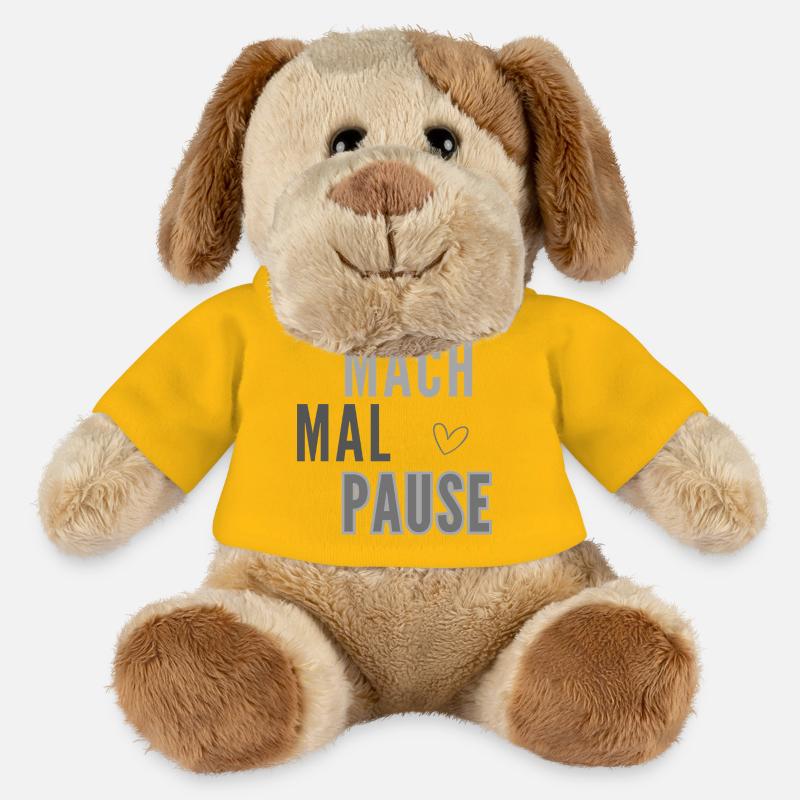 Mach Mal Pause Layout - MiniFeet® Hund Helge - Sonnengelb