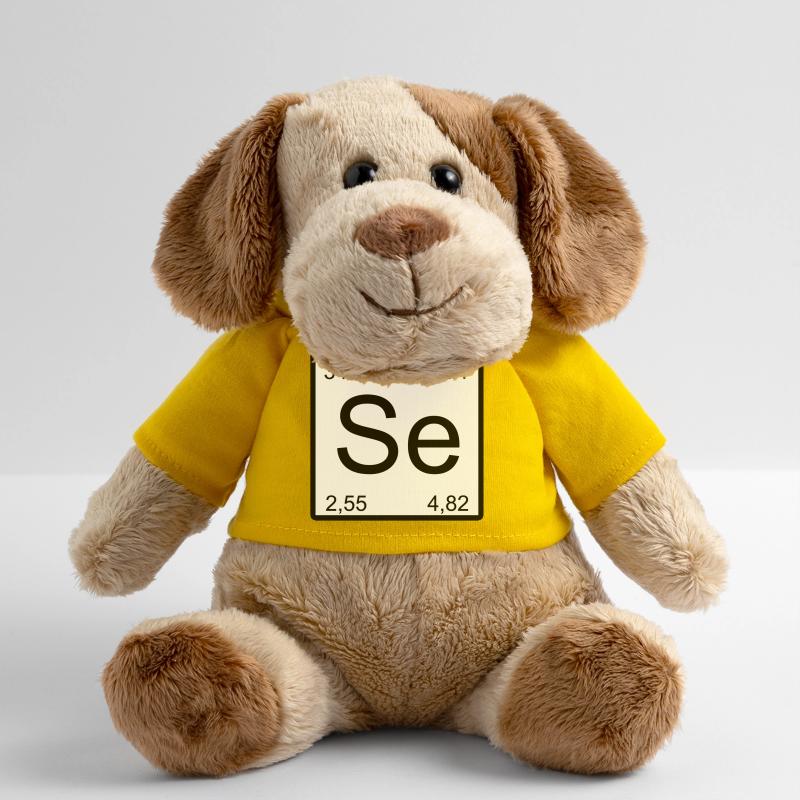 Conception d’éléments en sélénium se – Esthétique chimique Chien en peluche Helge MiniFeet®