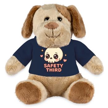 Safety Third Skull Funny Safety Third - MiniFeet® Dog Helge - sun yellow - Front