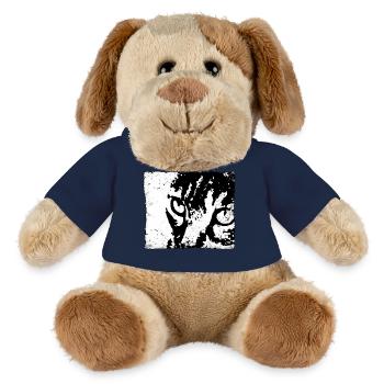 Contrasting Animal Portrait Cat - MiniFeet® Dog Helge - sun yellow - Front