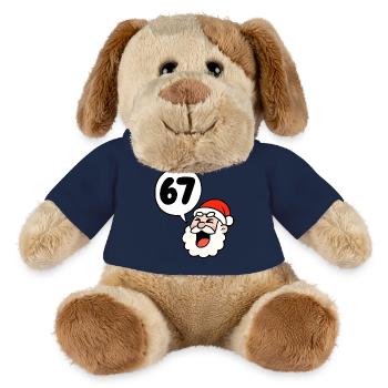 Santa ruft 67! - MiniFeet® Hund Helge - Sonnengelb - Vorne