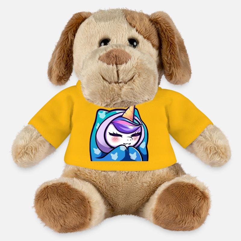 Lya Einhorn Cozy - MiniFeet® Hund Helge - Sonnengelb