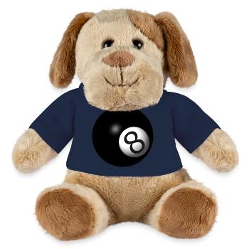 Boule de billard - Chien en peluche Helge MiniFeet® - jaune soleil - Devant