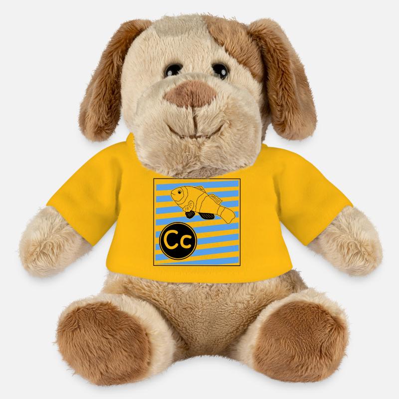 C for Clownfish - MiniFeet® Dog Helge - sun yellow