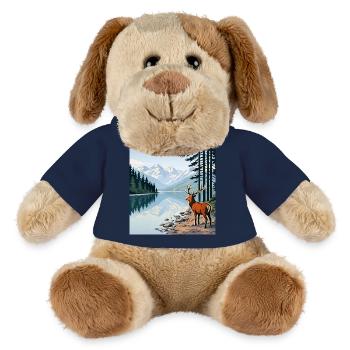 Hirsch am Bergsee - MiniFeet® Hund Helge - Sonnengelb - Vorne