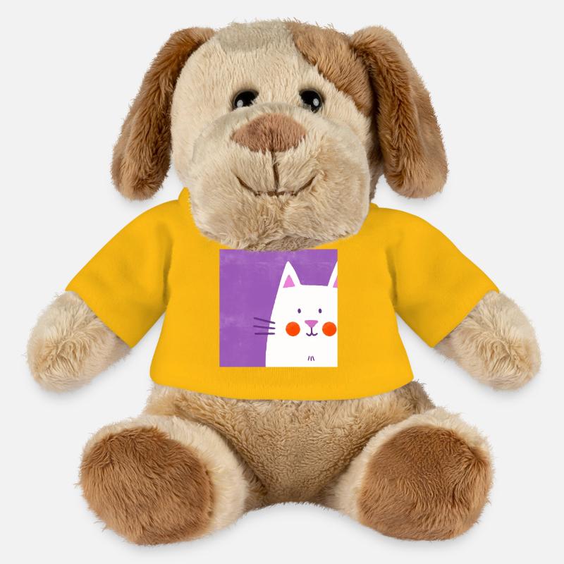 Cat lover - MiniFeet® Dog Helge - sun yellow