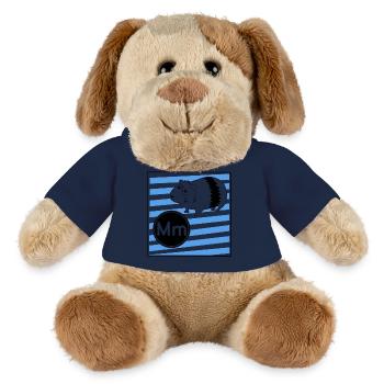M pour cochon d’Inde - Chien en peluche Helge MiniFeet® - jaune soleil - Devant