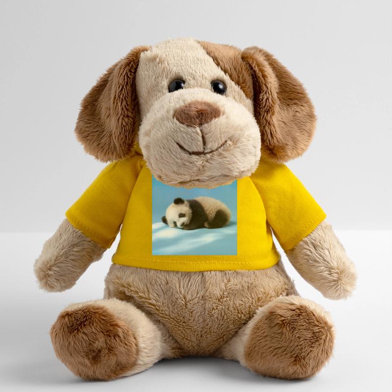 Blauer schlafender Panda MiniFeet® Hund Helge