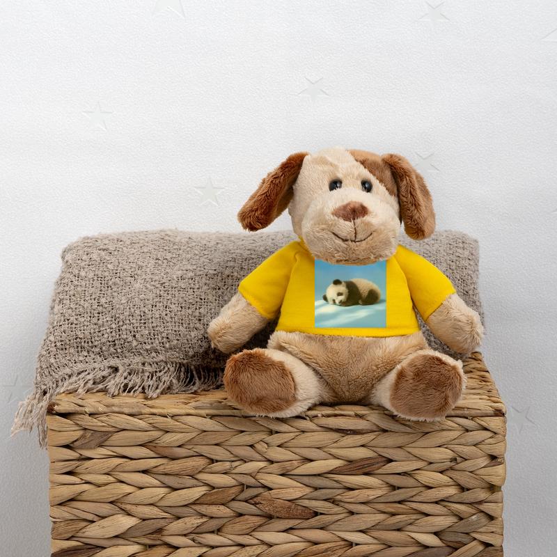 Blauer schlafender Panda MiniFeet® Hund Helge