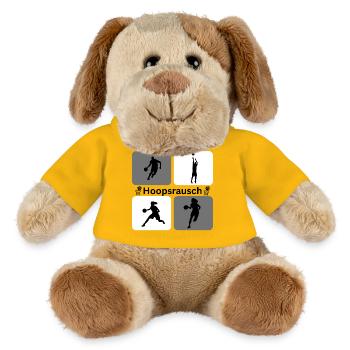 Basketball Silhouettes Dynamics - MiniFeet® Dog Helge - sun yellow - Front