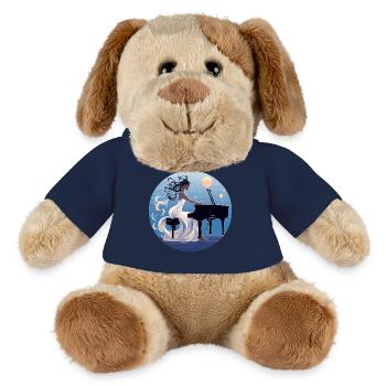 Moonlit Night at the Piano Diva - MiniFeet® Dog Helge - sun yellow - Front