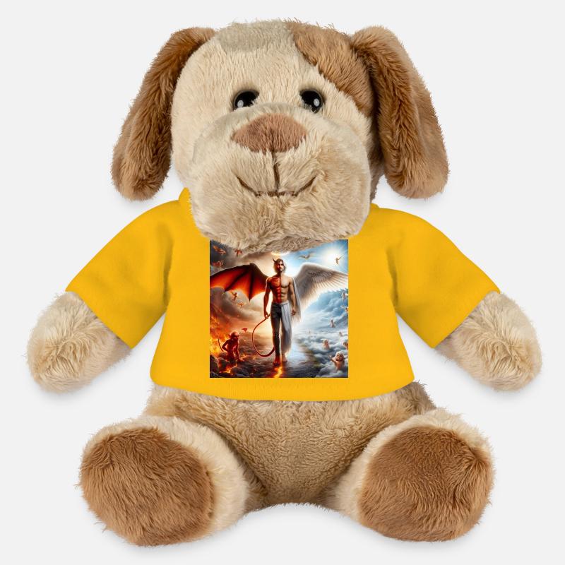 Celestial and Infernal Duality - MiniFeet® Dog Helge - sun yellow