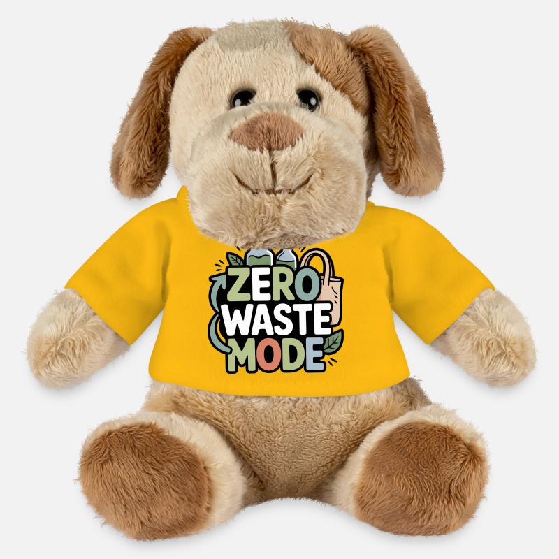 Mode zéro déchet - Chien en peluche Helge MiniFeet® - jaune soleil