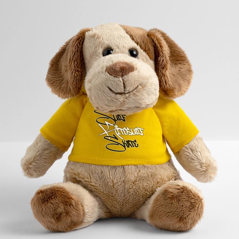 Graffiti Surf Script White MiniFeet® Dog Helge