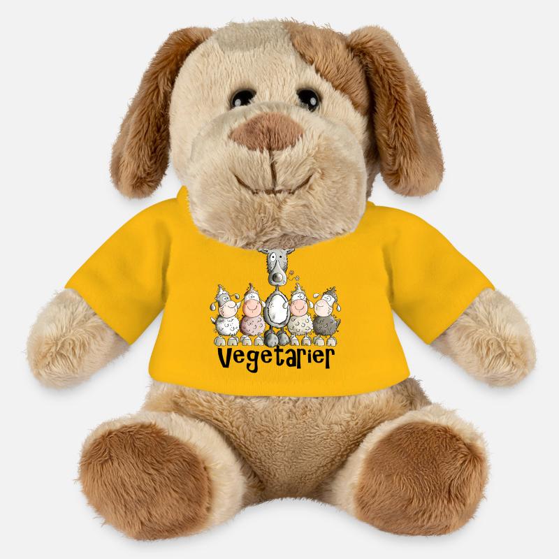 Vegetarier Wolf - MiniFeet® Hund Helge - Sonnengelb
