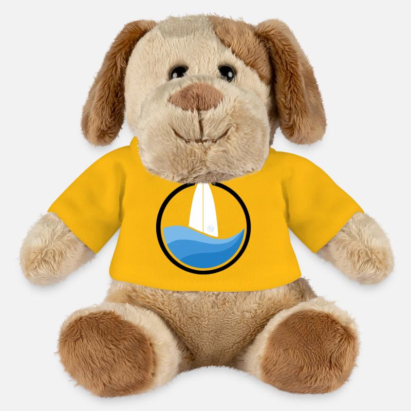 Surfwave II (blackwhite) - MiniFeet® Hund Helge - Sonnengelb