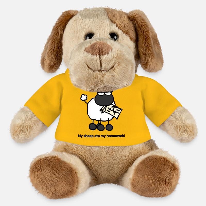 MySheepatemyHomework - MiniFeet® Hund Helge - Sonnengelb