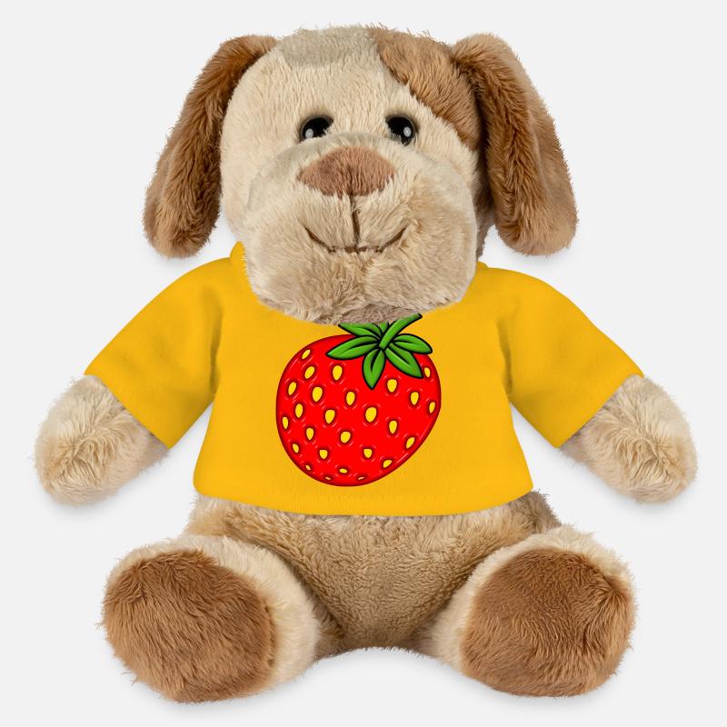 Erdbeere - MiniFeet® Hund Helge - Sonnengelb