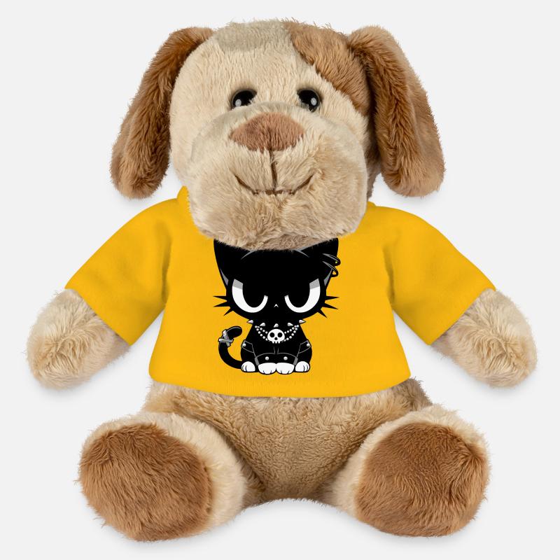 Goth Punk Cat - MiniFeet® Dog Helge - sun yellow