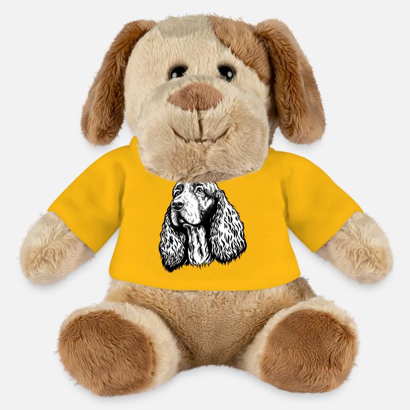 Spaniel Portrait - MiniFeet® Hund Helge - Sonnengelb
