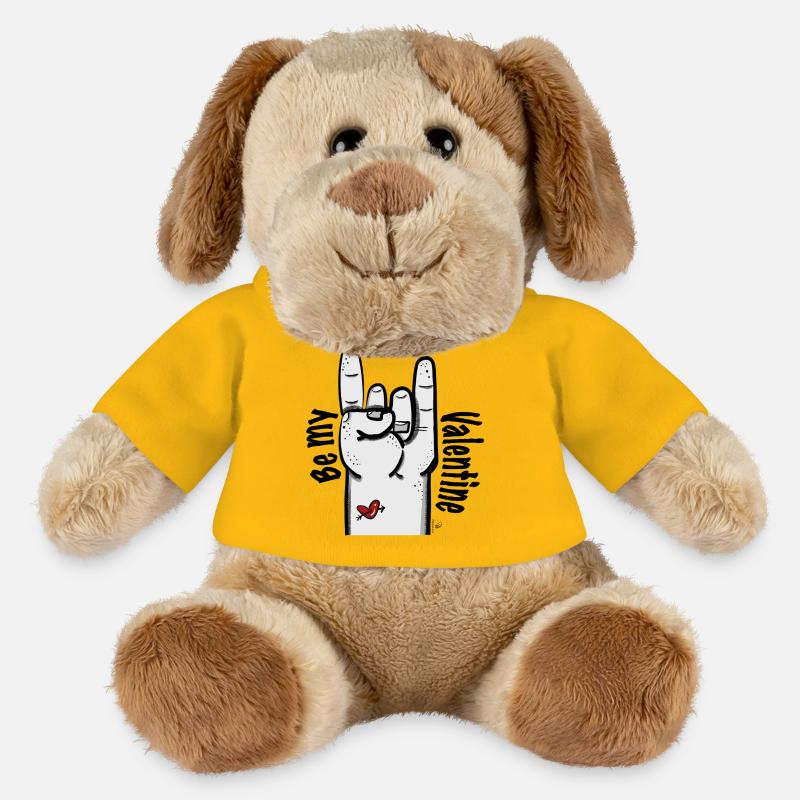 Valentinsgruß - MiniFeet® Hund Helge - Sonnengelb