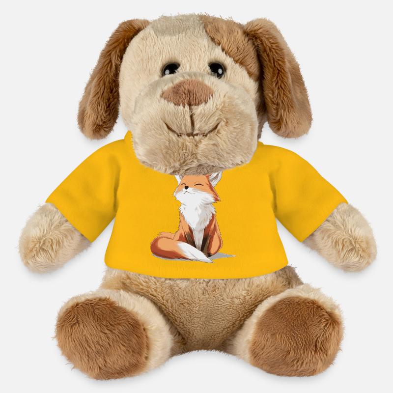 Cute Fox - MiniFeet® Dog Helge - sun yellow